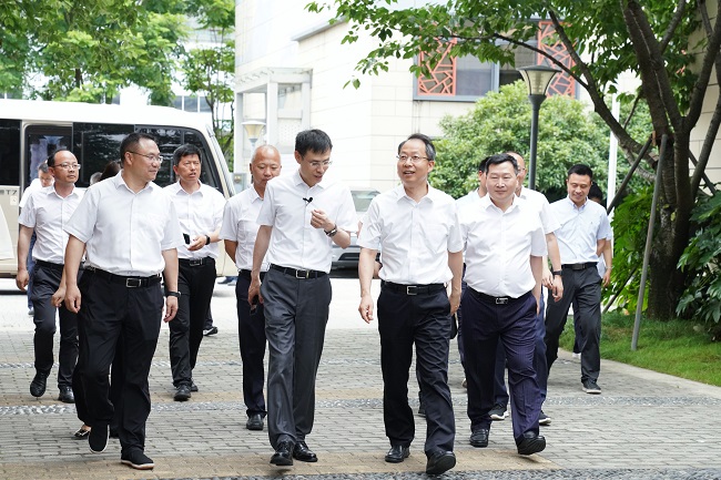 台州市委书记李跃旗调研中非经贸港